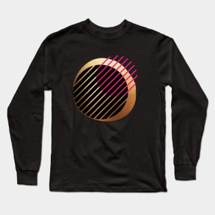 Gold and Black Long Sleeve T-Shirt